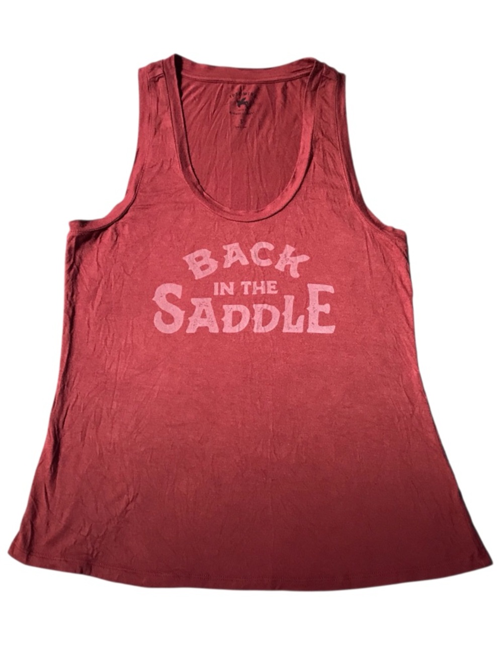 Idyllwind 'Back in the Saddle' Scoop Neck Tank Wine size S Cowgirl